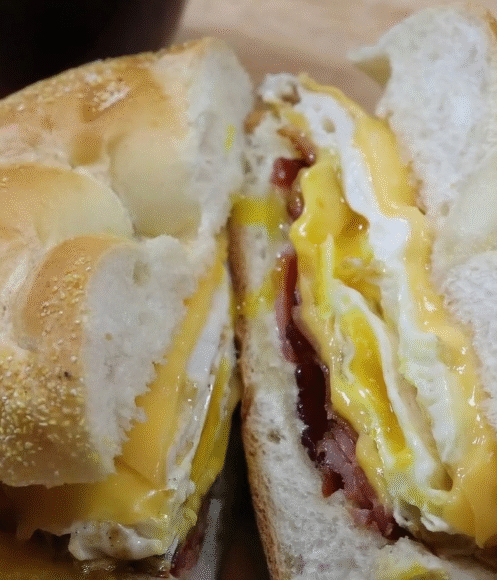 Bacon, Egg & Cheese on a Roll at La Bonbonniere